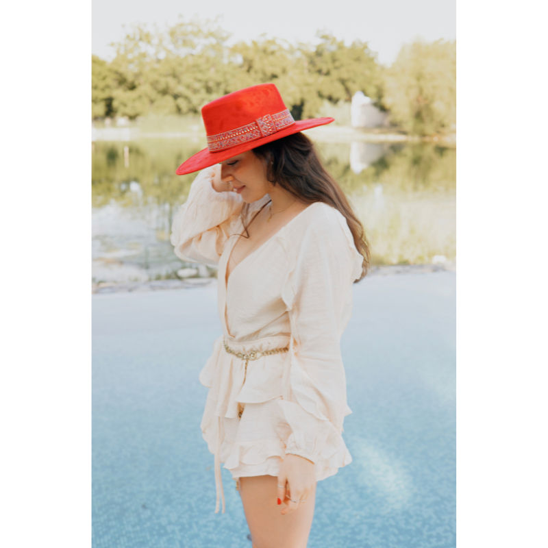 Women's Fedora Hat: Handmade in Spain