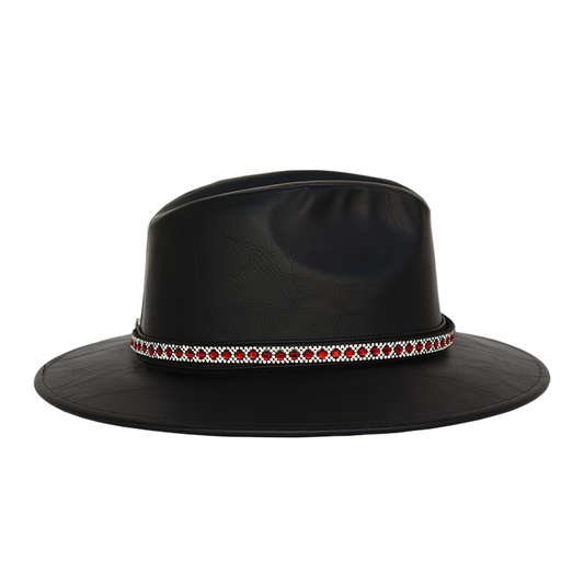 ADJUSTABLE RED DIAMONDS HAT BAND